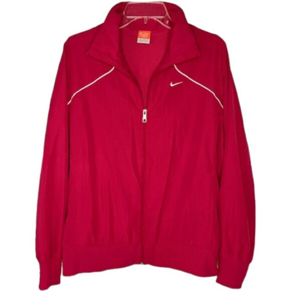 NIKE The Athletic Dept Jacket Full Zip Track Mesh Lined - Deep Pink - XXL - Picture 1 of 12